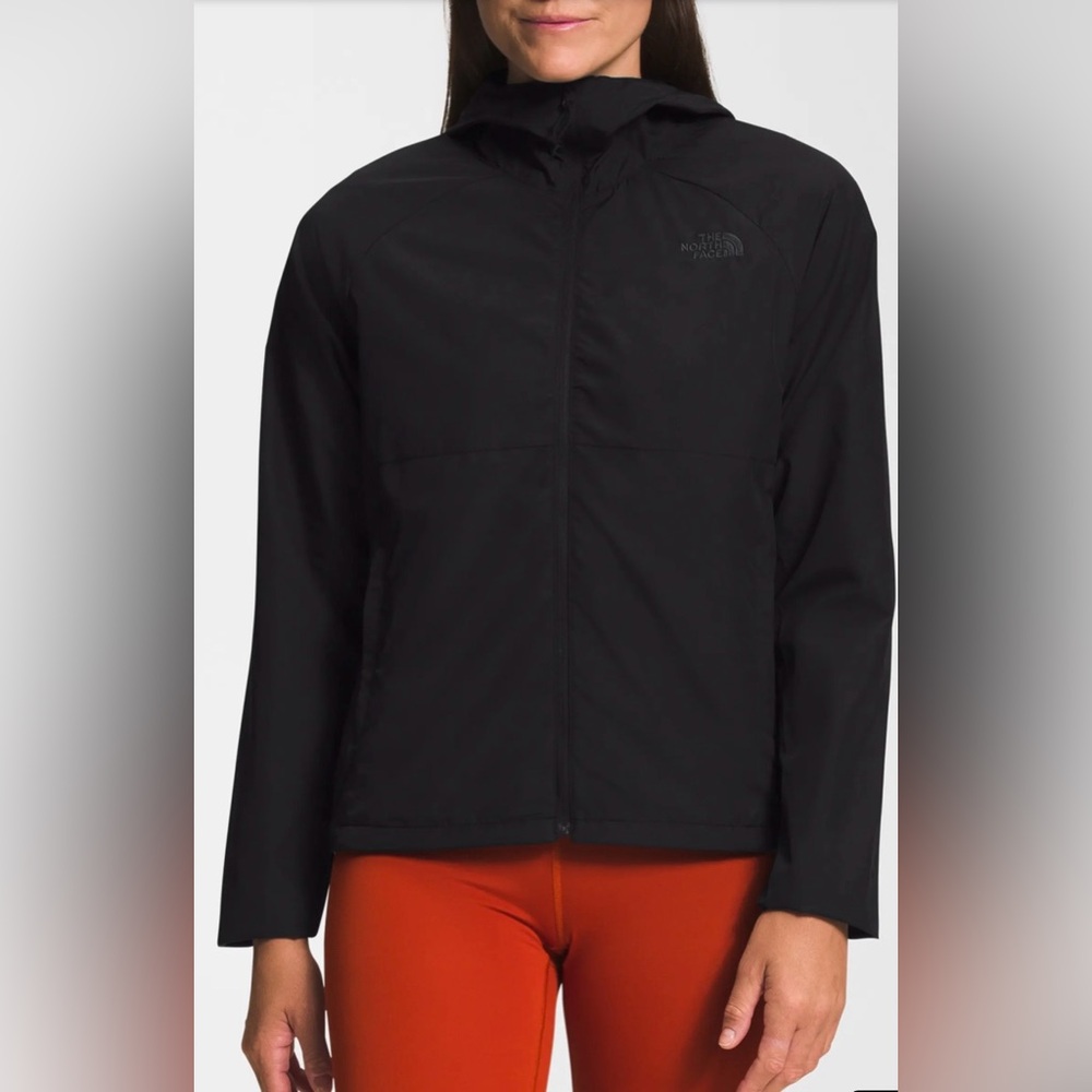 The North Face Blk Flyweight 2.0 Wind Resistant Zip Hoodie Lightweight Size XXL
